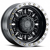 Black Rhino Wheel Abrams - 18 x 9.5 Gun Black With Natural Dark Tinted Lip - 1895ABR-85127B71