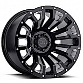 Black Rhino Wheel Pinatubo - 18 x 9.5 Black With Natural Accents - 1895PNT-85127B71