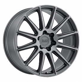 Black Rhino Wheel Waza - 22 x 10 Gun Metal - 2210WAZ306135G87