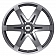 Black Rhino Wheel Peak - 22 x 9.5 Black With Natural Face - 2295PEK306135B87