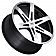 Black Rhino Wheel Peak - 22 x 9.5 Black With Natural Face - 2295PEK306135B87