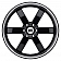 Black Rhino Wheel Pondora - 22 x 9.5 Black With Natural Lip - 2295PND306135B87