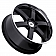 Black Rhino Wheel Pondora - 22 x 9.5 Black With Natural Lip - 2295PND306135B87