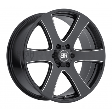 Black Rhino Wheel Haka - 20 x 9.5 Black With Natural Accents - 2295HAK306135B87