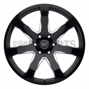 Black Rhino Wheel Mozambique - 22 x 9.5 Black With Natural Accents - 2295MZA306135B87-1