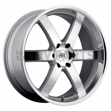 Black Rhino Wheel Pondora - 22 x 9.5 Silver With Natural Face - 2295PND306135S87