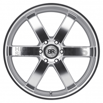 Black Rhino Wheel Pondora - 22 x 9.5 Silver With Natural Face - 2295PND306135S87-1