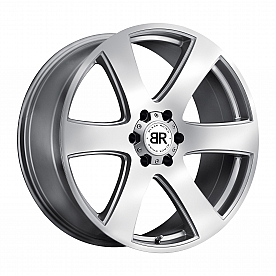 Black Rhino Wheel Haka - 20 x 9.5 Silver With Natural Face - 2295HAK306135S87