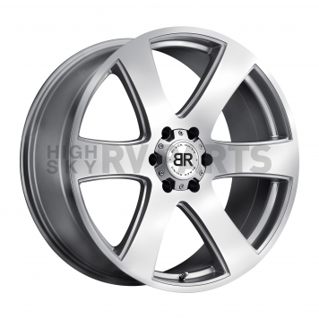 Black Rhino Wheel Haka - 20 x 9.5 Silver With Natural Face - 2295HAK306135S87