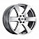 Black Rhino Wheel Haka - 20 x 9.5 Silver With Natural Face - 2295HAK306135S87