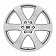 Black Rhino Wheel Haka - 20 x 9.5 Silver With Natural Face - 2295HAK306135S87