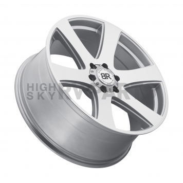 Black Rhino Wheel Haka - 20 x 9.5 Silver With Natural Face - 2295HAK306135S87-2