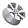 Black Rhino Wheel Haka - 20 x 9.5 Silver With Natural Face - 2295HAK306135S87