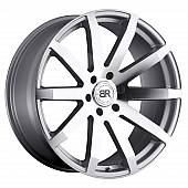 Black Rhino Wheel Traverse - 22 x 9.5 Silver With Natural Face - 2295TRV306135S87