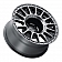 Black Rhino Wheel Sandstorm - 18 x 8.5 Black With Natural Dark Tinted Ring - 1885SND-25127M71