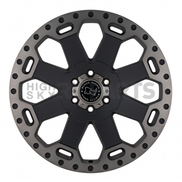 Black Rhino Wheel Warlord - 18 x 8 Black With Natural Dark Tint Lip - 1880WAR305127M71-1
