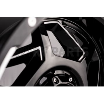 Grid Wheel GD14 - 22 x 12 Black With Natural Accents - GD1422120237M408-4