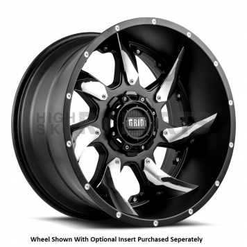 Grid Wheel GD01 - 22 x 12 Black - GD0122120635B487-2