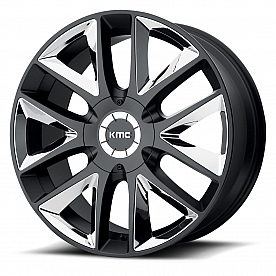 KMC Wheel KM710 Takedown 22 x 9.5 Black - KM71022966730