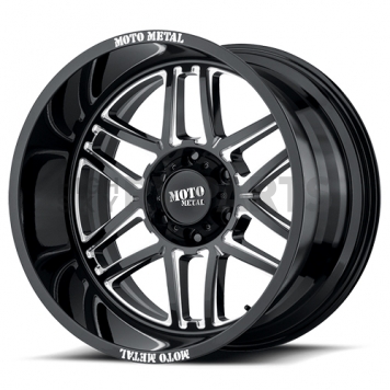 Moto Metal Wheel MO992 Folsom - 22 x 10 Black With Natural Accents - MO99222063318N