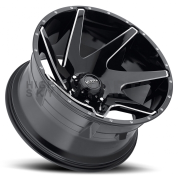 Ultra Wheel Vortex 206 - 22 x 12 Black With Natural Accents - 206-2263BM44-1