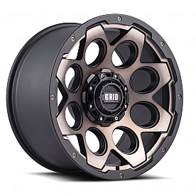 Grid Wheel GD08 - 18 x 9 Black With Dark Tint - GD0818090052D187