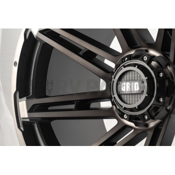Grid Wheel GD12 - 18 x 9 Black - GD1218090052T187-1