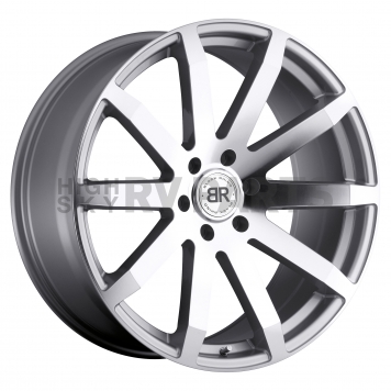 Black Rhino Wheel Traverse - 24 x 10 Silver With Natural Face - 2410TRV356135S87