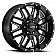 Ultra Wheel Hunter 203 - 24 x 12 Black With Natural Accents - 203-2463BM44