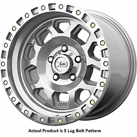 KMC Wheel 18 Diameter 0 Offset Aluminum Natural Single