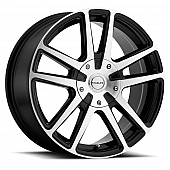 RaceLine Wheel 18 Diameter 40 Offset Aluminum Black With Natural Face Single