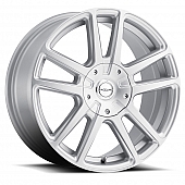 RaceLine Wheel 18 Diameter 40 Offset Aluminum Silver Single