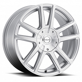 RaceLine Wheel 18 Diameter 40 Offset Aluminum Silver Single