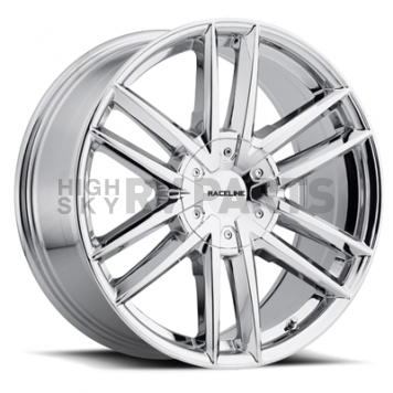 RaceLine Wheel 18 Diameter 35 Offset Aluminum Silver Single