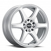 RaceLine Wheel 18 Diameter 40 Offset Aluminum Silver Single
