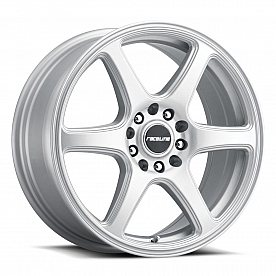 RaceLine Wheel 18 Diameter 40 Offset Aluminum Silver Single