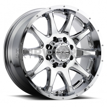 RaceLine Wheel 18 Diameter -12 Offset Aluminum Silver Single-1