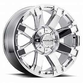 RaceLine Wheel 18 Diameter 18 Offset Aluminum Silver Single