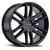 RaceLine Wheel 18 Diameter 35 Offset Aluminum Black Single
