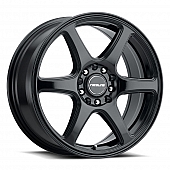 RaceLine Wheel 18 Diameter 40 Offset Aluminum Black Single