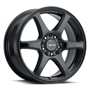 RaceLine Wheel 18 Diameter 40 Offset Aluminum Black Single