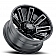 Ultra Wheel 18 Diameter 12 Offset Painted Gloss With Milled Accents Single - 236-8905BM+12