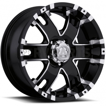 Ultra Wheel Baron 201/202 - 18 x 9 Black With Diamond Cut Accents - 202-8973B
