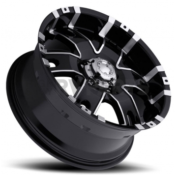 Ultra Wheel Baron 201/202 - 18 x 9 Black With Diamond Cut Accents - 202-8973B-1