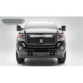 T-Rex Truck Products Grille Insert - Honeycomb Rectangular Black Powder Coated Steel - 7312111