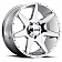 Ultra Wheel Tempest 205 - 18 x 9 Silver - 205-8973C+12