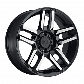 Black Rhino Wheel Mesa - 20 x 9 Black With Natural Face - 2090MSA-85127F71