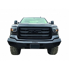 TrailFX TFX Front LD Bumper 1-Piece Design Steel Black - FLDB004TI