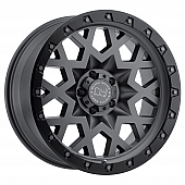 Black Rhino Wheel Sprocket - 20 x 9.5 Gun Metal With Black Lip - 2095SPK-85127G71