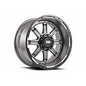 Grid Wheel GD10 - 20 x 9 Anthracite Gray With Black Lip - GD1020090052A1587
